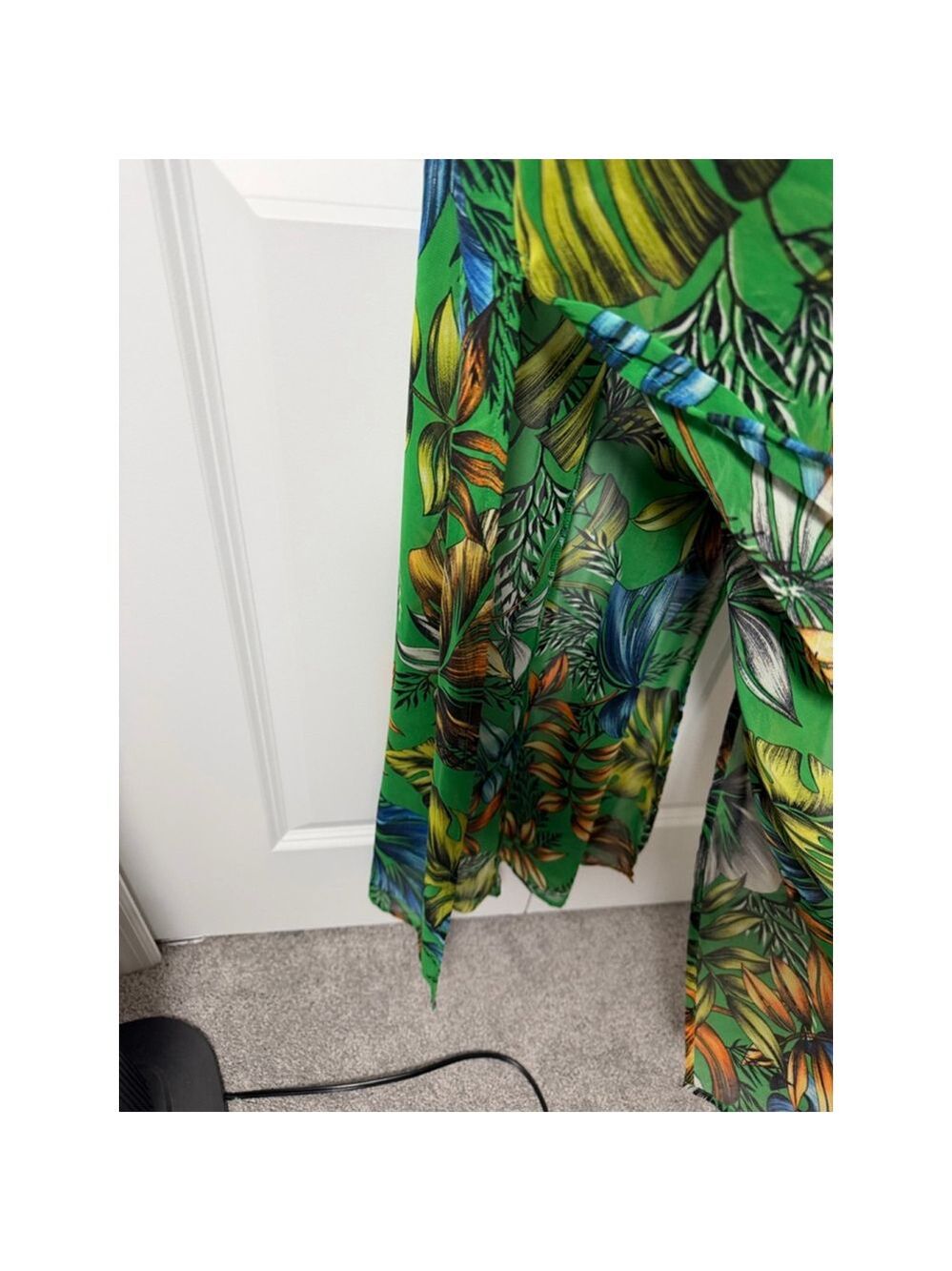 do & be Green Tropical Print Maxi Dress S - Picture 6 of 12